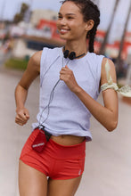 Load image into Gallery viewer, Free People Love My Twist Muscle Tank/White Heather Grey