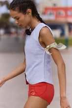 Load image into Gallery viewer, Free People Love My Twist Muscle Tank/White Heather Grey