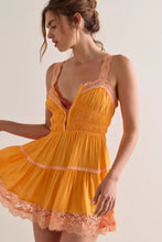 Load image into Gallery viewer, Free People So In Love Mini Slip Dress/Island Poppy