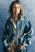 Load image into Gallery viewer, Free People We The Free Evie Kimono/Indigo Patchwork