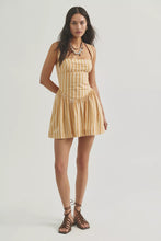 Load image into Gallery viewer, Free People Laurel Plaid Mini Dress/Neutral Combo