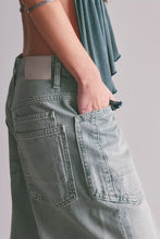 Load image into Gallery viewer, Free People We The Free Minimalist Moxie Barrel Jeans/Aloe