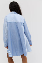 Load image into Gallery viewer, Free People Oxford Club Mini Dress /Cornfield Combo