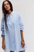 Load image into Gallery viewer, Free People Oxford Club Mini Dress /Cornfield Combo