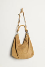 Load image into Gallery viewer, Free People Suzie Suede Slouchy Tote Bag/Harvest Gold
