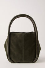 Load image into Gallery viewer, Free People Barlow Suede Bucket Bag/Dark Olive