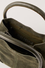 Load image into Gallery viewer, Free People Barlow Suede Bucket Bag/Dark Olive