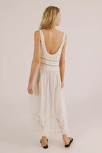 Load image into Gallery viewer, Free People Voile and Lace Midi Slip Dress/Ivory Combo
