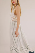 Load image into Gallery viewer, Free People Voile and Lace Midi Slip Dress/Ivory Combo