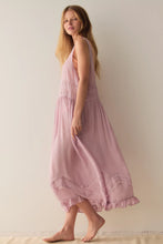 Load image into Gallery viewer, Free People Voile and Lace Midi Slip Dress/Lilac Combo