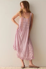 Load image into Gallery viewer, Free People Voile and Lace Midi Slip Dress/Lilac Combo