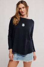 Load image into Gallery viewer, Free People We The Free Latte Blues Solid Thermal/Black