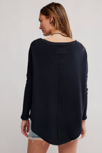 Load image into Gallery viewer, Free People We The Free Latte Blues Solid Thermal/Black