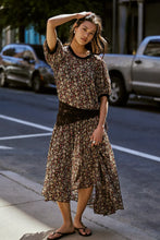 Load image into Gallery viewer, Free People Courtside Crush Maxi Dress/Black Combo