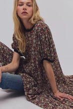 Load image into Gallery viewer, Free People Courtside Crush Maxi Dress/Black Combo