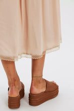 Load image into Gallery viewer, Free People Harbor Flatform Sandals/Oak