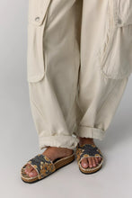 Load image into Gallery viewer, Free People Woven Wonders Footbed Sandals/Black Combo