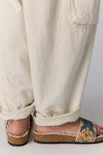 Load image into Gallery viewer, Free People Woven Wonders Footbed Sandals/Black Combo
