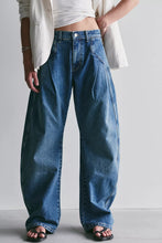 Load image into Gallery viewer, Free People We The Free Golden Hour Trouser Jeans /Deacon Blue
