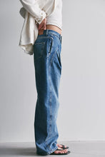 Load image into Gallery viewer, Free People We The Free Golden Hour Trouser Jeans /Deacon Blue