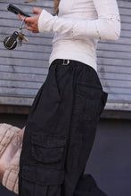 Load image into Gallery viewer, Free People Charmer Utility Pants/Black