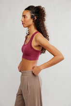 Load image into Gallery viewer, Free People Go To Sports Bra/Washed Brick