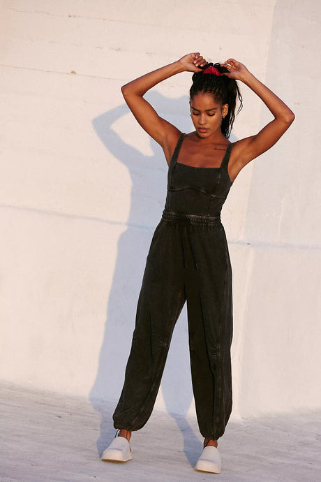 Free People Inbound Onesie/ Black