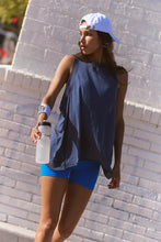 Load image into Gallery viewer, Free People My Time Tunic Tank/Midnight Navy