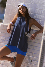 Load image into Gallery viewer, Free People My Time Tunic Tank/Midnight Navy