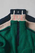 Load image into Gallery viewer, Free People Mountain High Half-Zip Fleece/Green Glow
