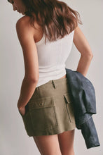 Load image into Gallery viewer, Free People Riverfront Surplus Mini Skirt /Beech Leaves