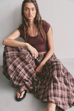 Load image into Gallery viewer, Free People Ives Maxi Skirt/Chocolate Combo
