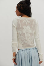 Load image into Gallery viewer, Free People Delilah Long Sleeve Top/Clean Ivory