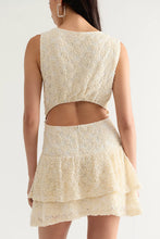 Load image into Gallery viewer, Free People Slow Burn Lace Mini Dress /Natural Combo
