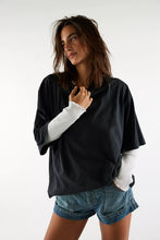 Load image into Gallery viewer, Free People We The Free Perfect Oversized Tee/Black