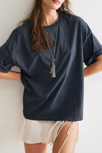 Load image into Gallery viewer, Free People We The Free Perfect Oversized Tee/Black