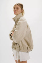 Load image into Gallery viewer, Free People Chelsea Funnel-Neck Jacket/Oatmeal