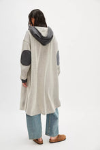 Load image into Gallery viewer, Free People Tomorrows Sweatshirt Cardigan /Dark Heather Grey Combo