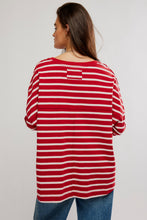 Load image into Gallery viewer, Free People We The Free Two Sense Long Sleeve Top/Berry Combo
