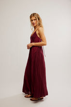 Load image into Gallery viewer, Free People Trail Of Flowers Maxi/Maroon