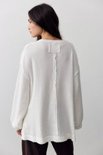 Load image into Gallery viewer, Free People We The Free Montreal Oversized Thermal Henley Shop All We The Free/Clean Ivory
