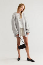 Load image into Gallery viewer, Free People Thistle Hooded Cardi/ Grey Combo