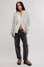 Load image into Gallery viewer, Free People Thistle Hooded Cardi/ Grey Combo