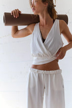 Load image into Gallery viewer, Free People Hot Shot V-Neck Set/Ivory