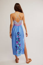 Load image into Gallery viewer, Free People Just Dreamy Maxi Slip/Blue Vista Combo