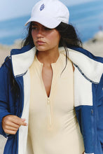 Load image into Gallery viewer, Free People Outbound Waterproof Fleece-Lined Long Parka/Midnight Navy Combo