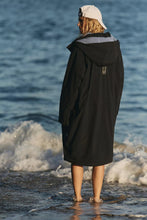 Load image into Gallery viewer, Free People Outbound Waterproof Fleece-Lined Long Parka/Black Combo