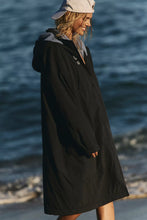 Load image into Gallery viewer, Free People Outbound Waterproof Fleece-Lined Long Parka/Black Combo