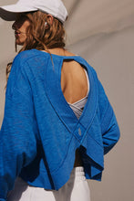 Load image into Gallery viewer, Free People My Time Layer /Stellar Blue