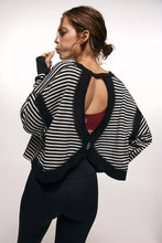 Load image into Gallery viewer, Free People My Time Textured Layer/Black White Combo